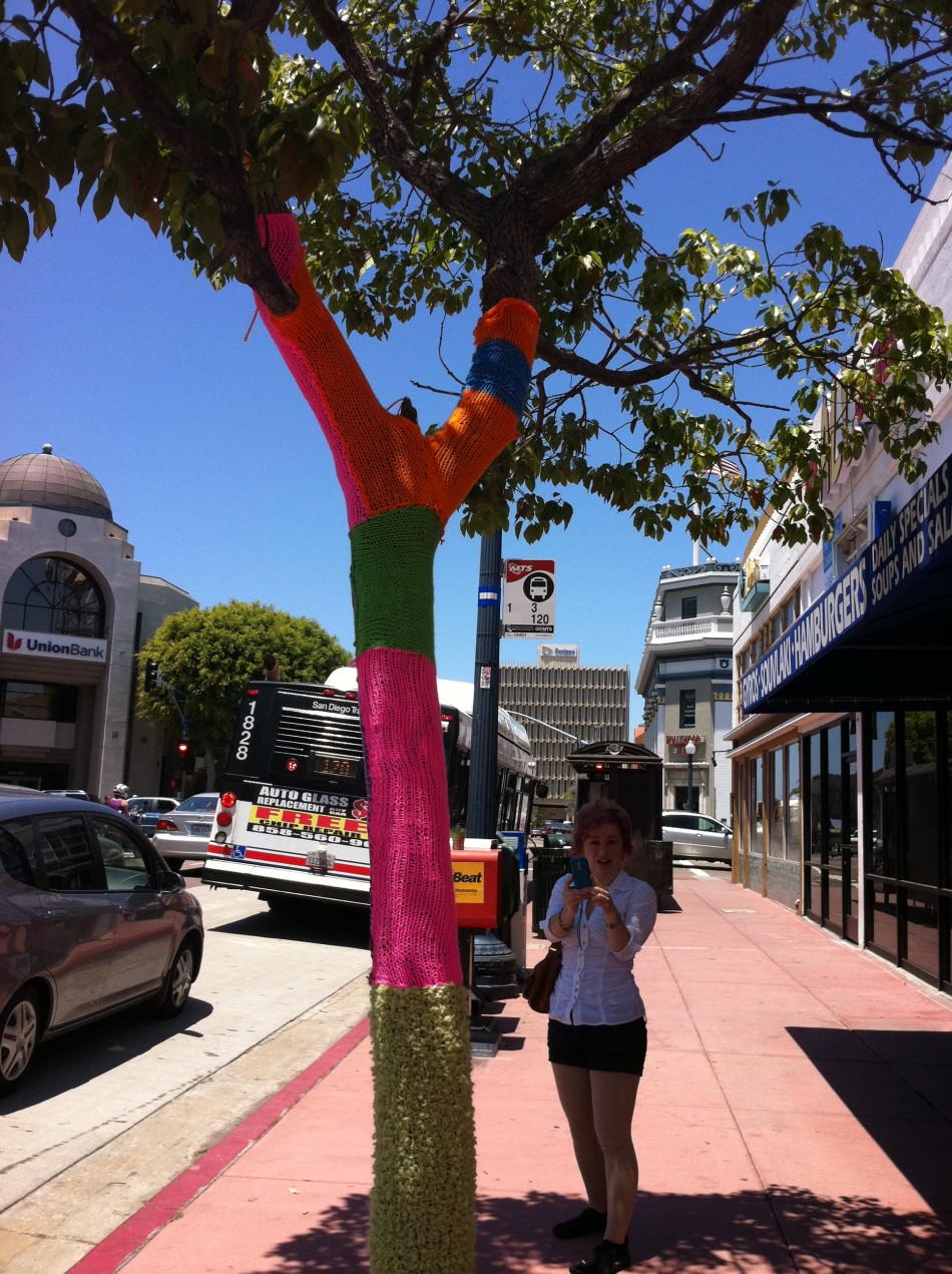 Yarn Bombing in San Diego | ishknits